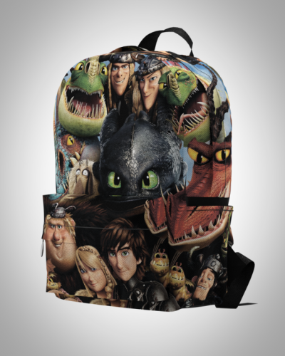 Рюкзак 30*40см "Как приручить дракона Dragons" с укрепленной спинкой и регулируемыми лямками