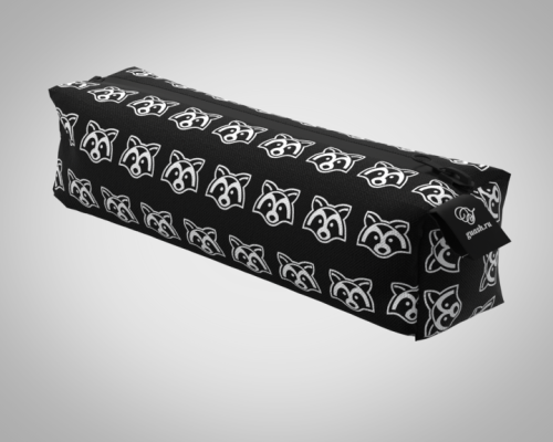 Пенал 20*5*5см "Енот 2" школьный, удобный, на молнии 