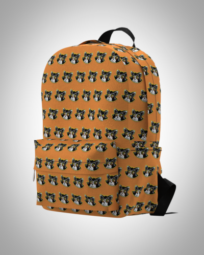 Рюкзак 30*40см "Енот 3" с укрепленной спинкой и регулируемыми лямками