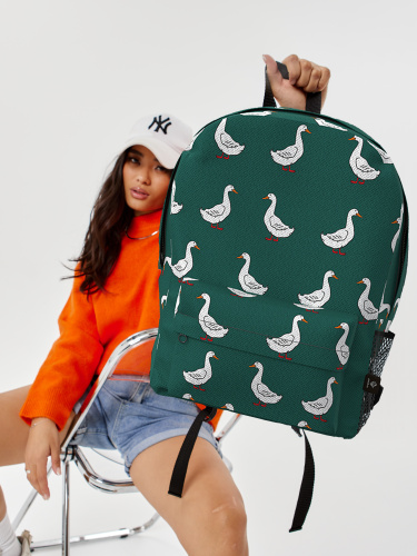 Рюкзак спортивный с принтом Гуси