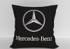 Подушка "Mersedes чёрный" 40*40см лучшая декоративная, для авто и в подарок  