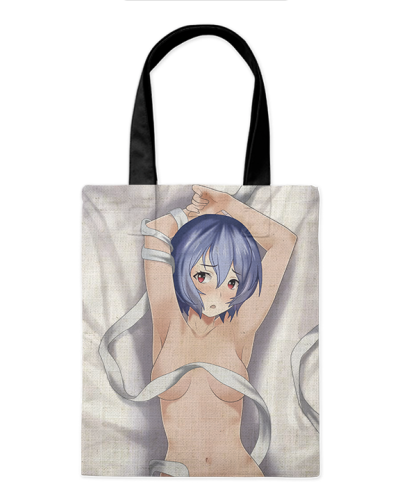 Шоппер "Рей Аянами 01" 35*40см сумка повседневная, простая, но удобная 