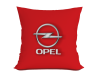 Подушка "Opel красный" 40*40см лучшая декоративная, для авто и в подарок  