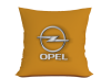 Подушка "Opel жёлтый" 40*40см лучшая декоративная, для авто и в подарок  