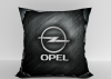 Подушка "Opel карбон" 40*40см лучшая декоративная, для авто и в подарок  