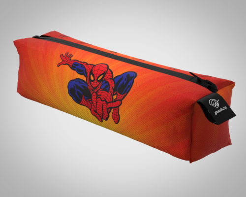 Пенал 20*5*5см "Человек паук 2" школьный, удобный, на молнии 
