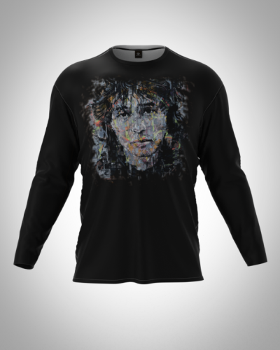 Лонгслив мужской "Виктор Цой" классический 3D, футболка с длинным рукавом