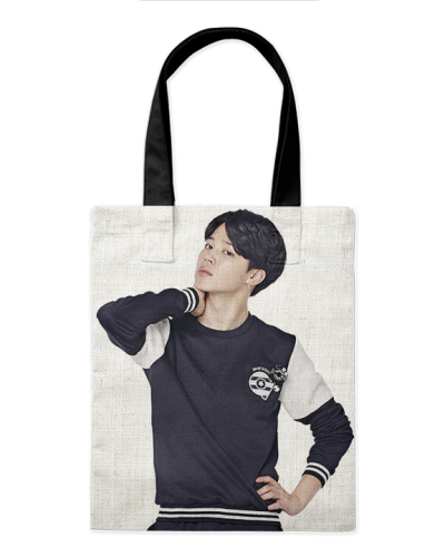 Шоппер "Чимин BTS k-pop"  35*40см сумка повседневная, простая, но удобная