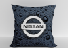Подушка "Nissan  капли" 40*40см лучшая декоративная, для авто и в подарок  