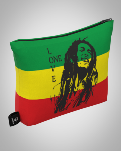 Косметичка "Боб Марли love" 18*15*4см женская, удобная
