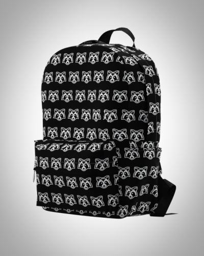 Рюкзак 30*40см "Еноты 2" с укрепленной спинкой и регулируемыми лямками