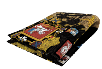 А012 плед 3д скрутка