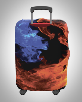 чемодан А 005 спина