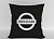 Подушка "Nissan чёрный" 40*40см лучшая декоративная, для авто и в подарок  