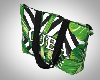 532 пляжная сумка лицо куба