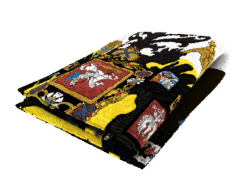 А013 плед 3д скрутка