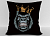Подушка "Король горил" 40*40см лучшая декоративная, для авто и в подарок  