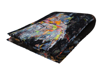 А020 плед 3д скрутка