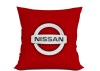 Подушка "Nissan красный" 40*40см лучшая декоративная, для авто и в подарок  