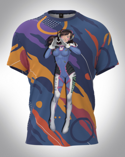 Футболка мужская "D.Va Дива Ханна Сон" классическая 3D