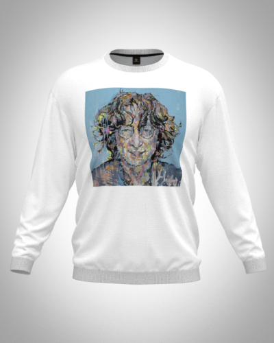 Свитшот  мужской "Ленон" классический 3D, с круглым воротом