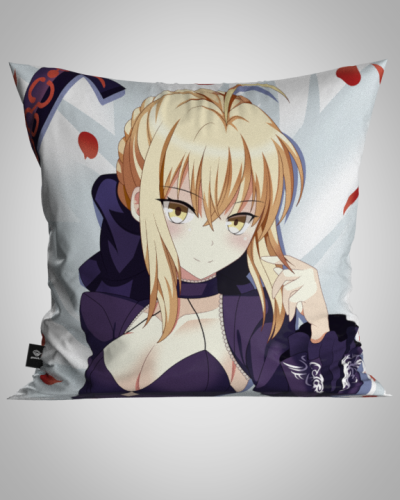 Подушка "Сэйбер Fate" 40*40см лучшая декоративная, для авто и в подарок  