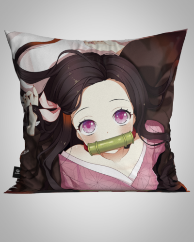 Подушка "Nezuko Kamado" 40*40см лучшая декоративная, для авто и в подарок  