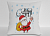 Подушка "Дед мороз" 40*40см лучшая декоративная, для авто и в подарок  